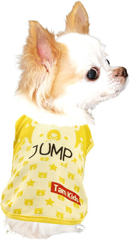 【犬 夏服用 犬の服 名入れ 春服】愛犬のお名前入り 接触冷感素材クール ポップアップベアシャツ【ドッグウェア トイプードル チワワ キュート 暑さ対策 熱中症対策 タムベディ】(S/B/N/H/)