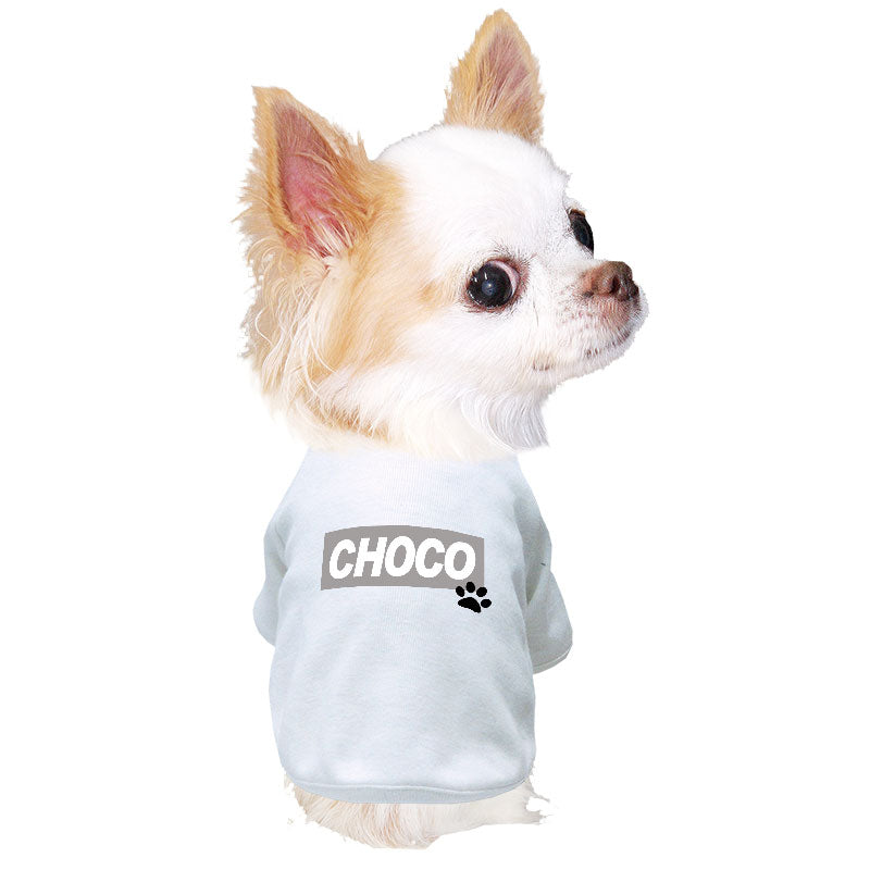 【犬服 犬 服 犬の服 名入れ 春服 夏秋服用】愛犬のお名前入り ラグランビッグスクエア【ネームプレート ドッグ ペット ウェア ダックス トイプードル チワワ タムベディ フレンチブル】(O/F/RA/L/)