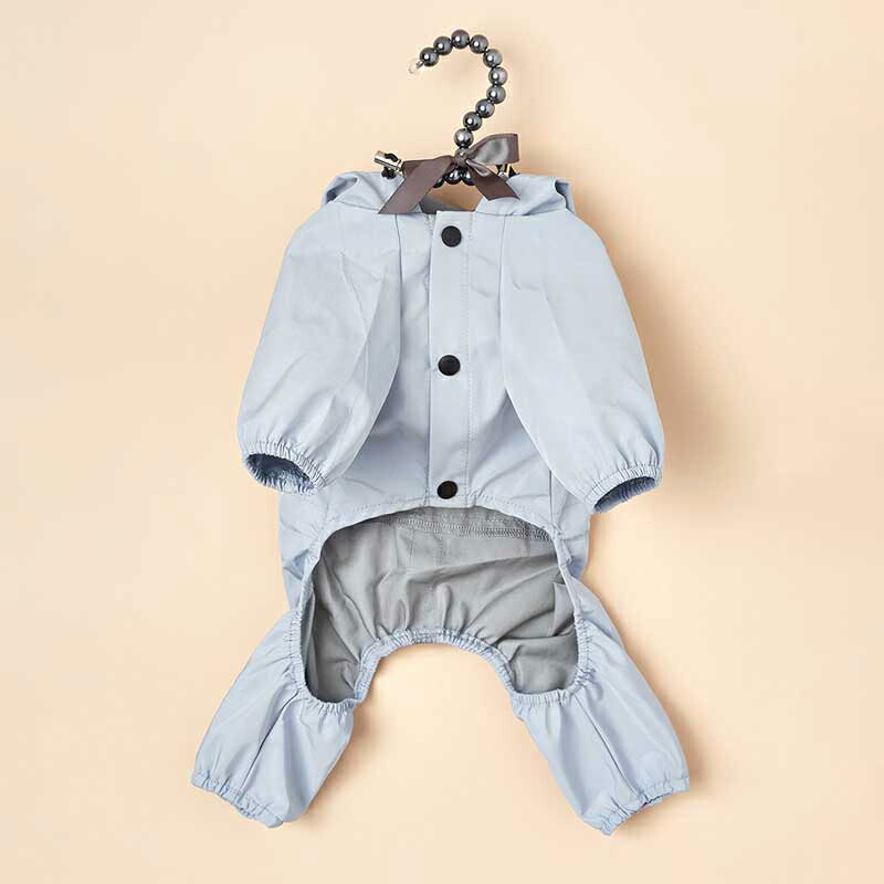 【犬服 犬 服 犬の服】レイニーデイレインコート【ドッグウェア 合羽 カッパ 雨具 梅雨 お散歩 チワワ ダックス トイプードル タムベディ キレイ系 シーズー】[CN]