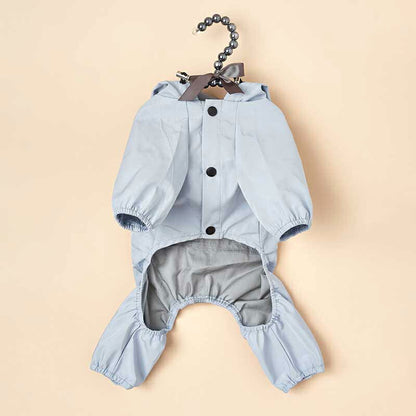 【犬服 犬 服 犬の服】レイニーデイレインコート【ドッグウェア 合羽 カッパ 雨具 梅雨 お散歩 チワワ ダックス トイプードル タムベディ キレイ系 シーズー】[CN]