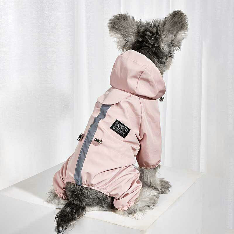 【犬服 犬 服 犬の服】レイニーデイレインコート【ドッグウェア 合羽 カッパ 雨具 梅雨 お散歩 チワワ ダックス トイプードル タムベディ キレイ系 シーズー】[CN]