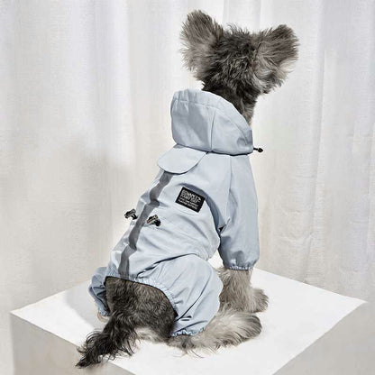 【犬服 犬 服 犬の服】レイニーデイレインコート【ドッグウェア 合羽 カッパ 雨具 梅雨 お散歩 チワワ ダックス トイプードル タムベディ キレイ系 シーズー】[CN]