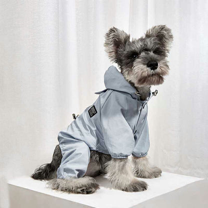 【犬服 犬 服 犬の服】レイニーデイレインコート【ドッグウェア 合羽 カッパ 雨具 梅雨 お散歩 チワワ ダックス トイプードル タムベディ キレイ系 シーズー】[CN]