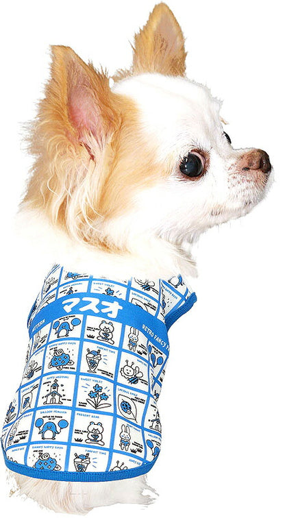 【犬服 犬 服 犬の服 名入れ 春服 夏服用】愛犬のお名前入り レトロファンシー【ドッグウェア 昭和レトロ ポップ キュート ペット ダックス トイプードル チワワ タムベディ】(S/3/N/H/)