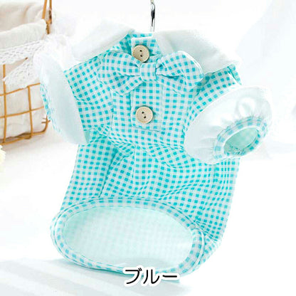 【犬 夏服 犬の服 春服用】《名入れ可能》リボンタイシャツ【ドッグウェア ペット アウトレット ダックス トイプードル チワワ タムベディ さわやか シーズー】[CN][GI]