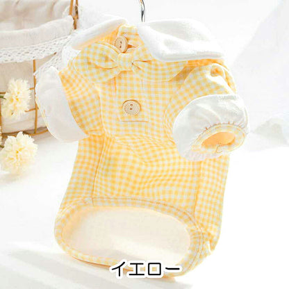 【犬 夏服 犬の服 春服用】《名入れ可能》リボンタイシャツ【ドッグウェア ペット アウトレット ダックス トイプードル チワワ タムベディ さわやか シーズー】[CN][GI]