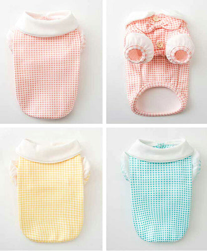 【犬 夏服 犬の服 春服用】《名入れ可能》リボンタイシャツ【ドッグウェア ペット アウトレット ダックス トイプードル チワワ タムベディ さわやか シーズー】[CN][GI]