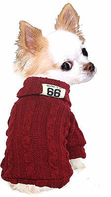 【犬服 犬 服 秋冬 犬の服】ルート66セーター【ドッグウェア ペット アウトレット ダックス トイプードル チワワ 服 タムベディ おしゃれ パピヨン】[CN]