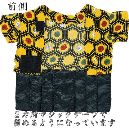 【犬 着物 犬の服】男振り袴(はかま)三光《名入れ可能》【男の子 ドッグウェア ペット 正月 七五三 ダックス トイプードル チワワ タムベディ かっこいい パグ 着せやすい】
