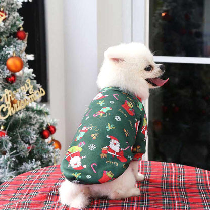 【犬服 犬 服 犬の服】サンタパーティ【ドッグウェア クリスマス サンタクロース アウトレット ダックス トイプードル チワワ タムベディ 楽しい マルチーズ】[GI][CN]