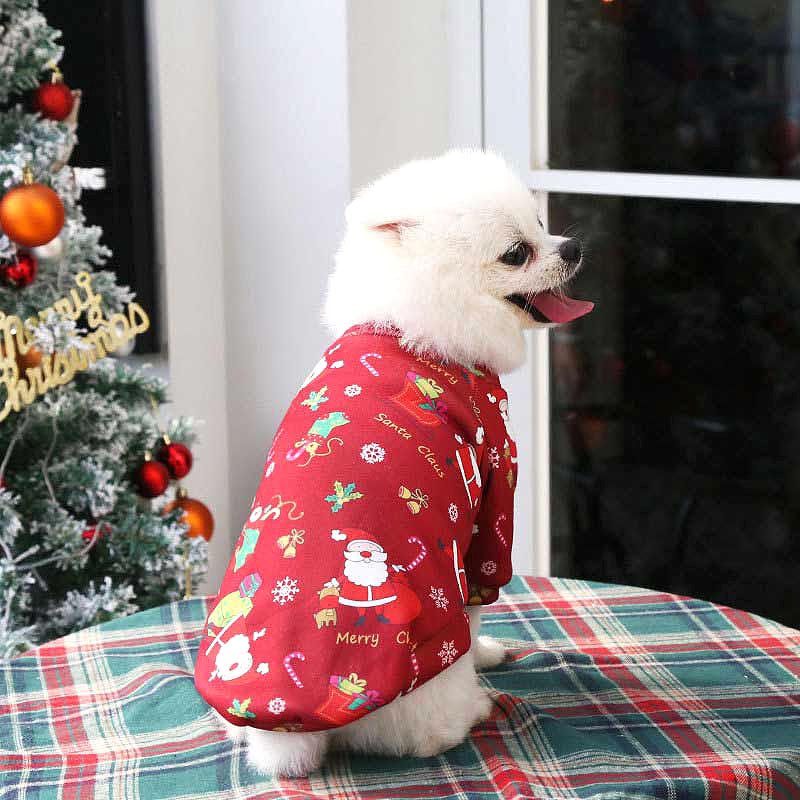 【犬服 犬 服 犬の服】サンタパーティ【ドッグウェア クリスマス サンタクロース アウトレット ダックス トイプードル チワワ タムベディ 楽しい マルチーズ】[GI][CN]