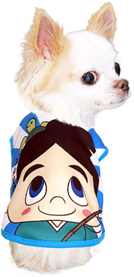 【犬服 犬 服 秋冬 犬の服 ドッグウェア 秋 冬用】三太郎ヒーローズ シャツ(3D)【桃太郎 浦島太郎 金太郎 昔話 ダックス トイプードル チワワ かわいい 柴犬 タムベディ】