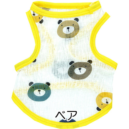 【犬 夏服 犬の服 春服用】シースルーシャツ【ドッグウェア ペット アウトレット フルーツ くま ユニコーン ダックス トイプードル チワワ 服 タムベディ おしゃれ シーズー】[CN]