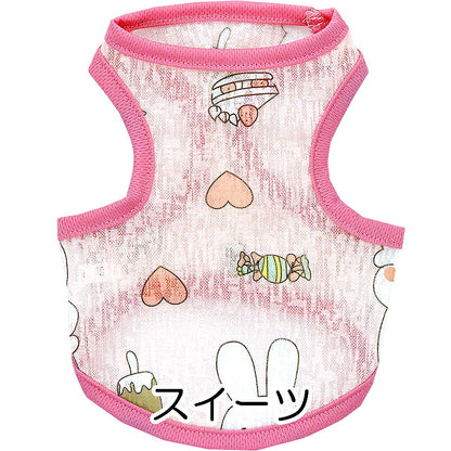 【犬 夏服 犬の服 春服用】シースルーシャツ【ドッグウェア ペット アウトレット フルーツ くま ユニコーン ダックス トイプードル チワワ 服 タムベディ おしゃれ シーズー】[CN]