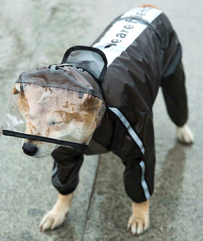 【犬服 犬 服 犬の服】シースルーレインコート【ドッグウェア 合羽 カッパ 雨具 梅雨 お散歩 チワワ ダックス トイプードル タムベディ おしゃれ】色移りがある場合がございます[CN][GI]