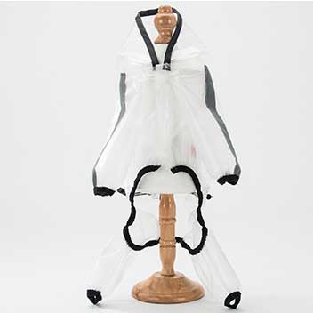 【犬服 犬 服 犬の服】シースルーレインコート【ドッグウェア 合羽 カッパ 雨具 梅雨 お散歩 チワワ ダックス トイプードル タムベディ おしゃれ】色移りがある場合がございます[CN][GI]