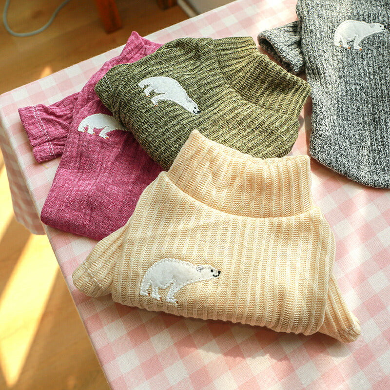 【犬服 犬 服 犬の服 秋服 冬服用】シロクマセーター【刺繍 ワンポイント 袖あり 柔らかいドッグ ペット ウェア ダックス トイプードル チワワ タムベディおしゃれ マルチーズ 】[CN]