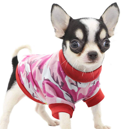 【犬服 犬 服 犬の服 冬服 秋服用】スマートミリタリーシャツ《名入れ可能》【迷彩 カモフラ ドッグ ペット ウェア ダックス トイプードル チワワ タムベディかっこいい】[CN]