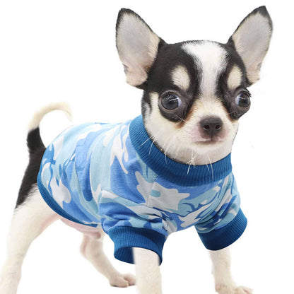 【犬服 犬 服 犬の服 冬服 秋服用】スマートミリタリーシャツ《名入れ可能》【迷彩 カモフラ ドッグ ペット ウェア ダックス トイプードル チワワ タムベディかっこいい】[CN]