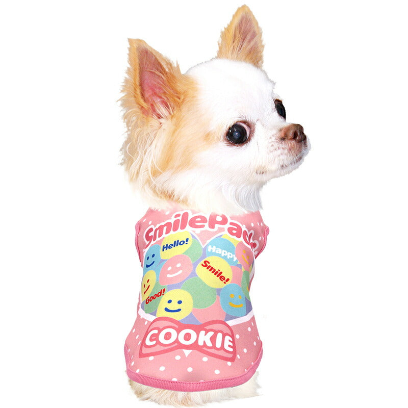 【犬服 犬 服 犬の服 春服 夏服用】愛犬のお名前入り スマイルパック！【ニコちゃん パステル 日本製 リボン ハートドッグ ペット ウェア ダックス トイプードル チワワ タムベディ 愛らしい ポメラニアン】(S/3/N/H/)