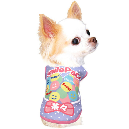 【犬服 犬 服 犬の服 春服 夏服用】愛犬のお名前入り スマイルパック！【ニコちゃん パステル 日本製 リボン ハートドッグ ペット ウェア ダックス トイプードル チワワ タムベディ 愛らしい ポメラニアン】(S/3/N/H/)