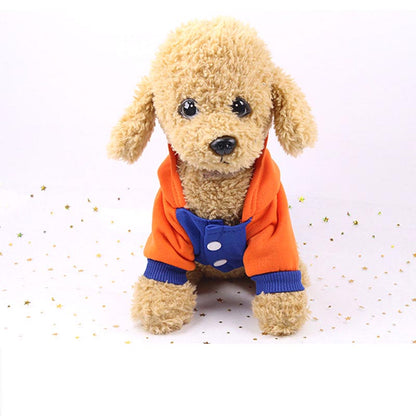 【犬服 犬 服 犬の服 秋服 冬服用】スポーティパーカー【ラインフード前開きボタンドッグ ペット ウェア アウトレット ダックス トイプードル チワワ タムベディかっこいい ポメラニアン】[CN][GI]