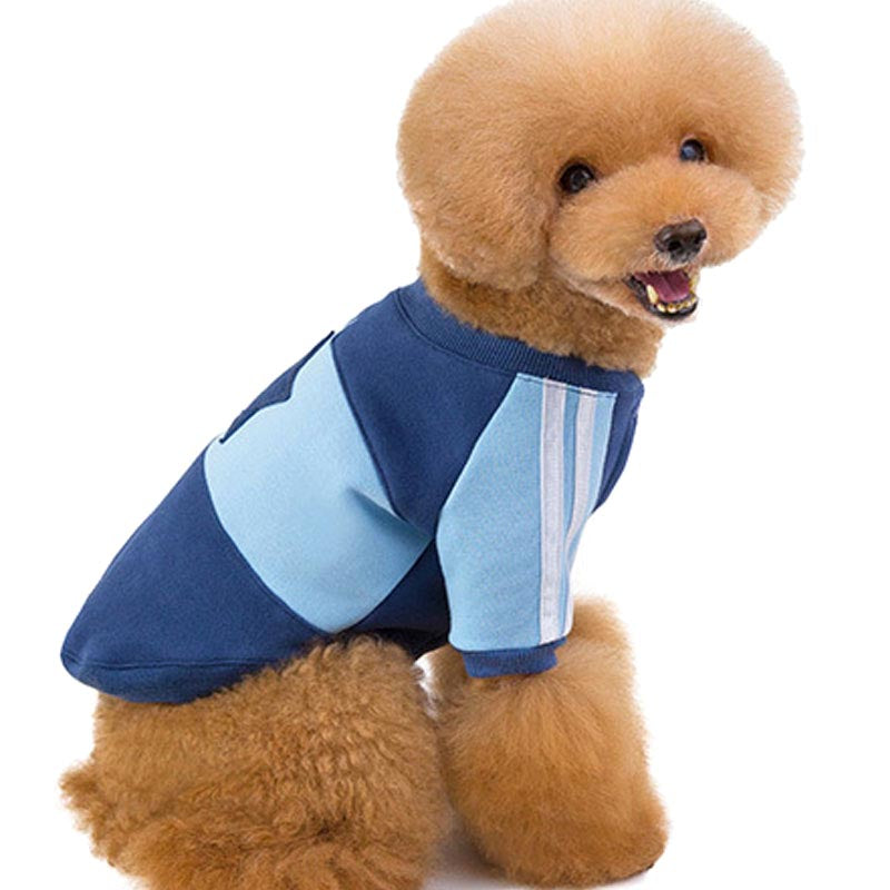 【犬服 犬 服 犬の服 春秋服 冬服用】スターマークトレーナー【前開き 袖あり 裏起毛 星柄 ドッグ ペット ウェア アウトレット ダックス トイプードル チワワ タムベディかっこいい パグ】[CN]