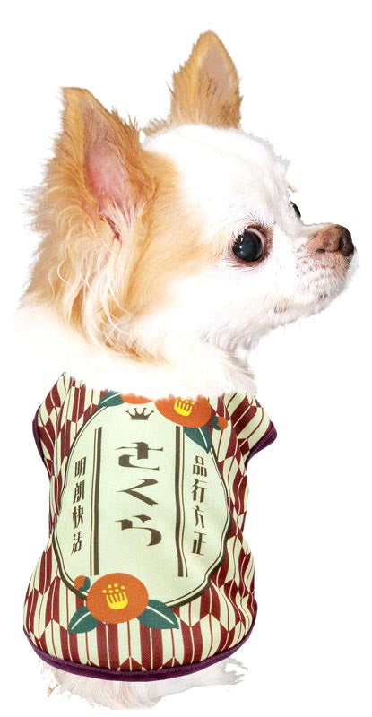 【犬服 犬 服 犬の服 名入れ 秋服 冬服用】愛犬のお名前入り 大正ロマン【レトロ モダン 和柄 和風ドッグ ペット ウェア アウトレット ダックス トイプードル チワワ タムベディ パピヨン】(S/3/N/H/)