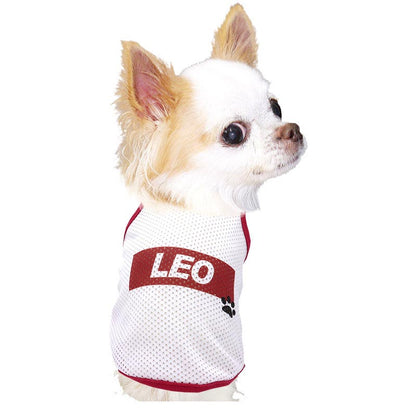 【犬服 犬 服 犬の服 名入れ 春夏服用】愛犬のお名前入り タンクビッグスクエア 接触冷感素材クール メッシュ【人気商品 ドッグ ペット ウェア ダックス トイプードル チワワ タムベディ】(O/B/T/H/)