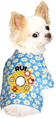 【犬 浴衣 甚平 犬の服 名入れ】愛犬のお名前入り TBフラワー 甚平【ドッグウェア ペット 花柄 トイプードル チワワ ダックス タムベディ かわいい パピヨン タムベディ 男の子 女の子】