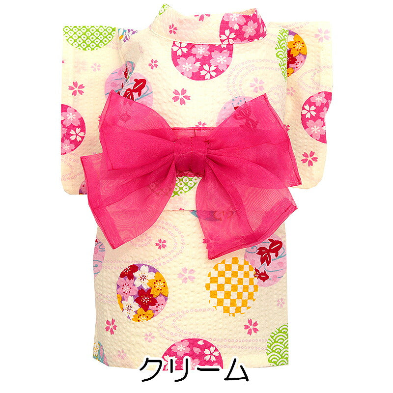 【犬服 犬 服 犬の服　春服 夏服用】手鞠きんぎょ浴衣 ゆかた 《名入れ可能》《コサージュ別売》【日本製 祭り 和柄 花火大会 インスタ映え 七五三 金魚 ドッグ ペット ウェア ダックス トイプードル チワワ タムベディ かわいい】
