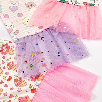 【犬服 犬 服 犬の服 春服 春夏用】チュールスカートワンピース【キラキラ ネコドッグ ペット ウェア ダックス トイプードル チワワ タムベディかわいい】[CN]