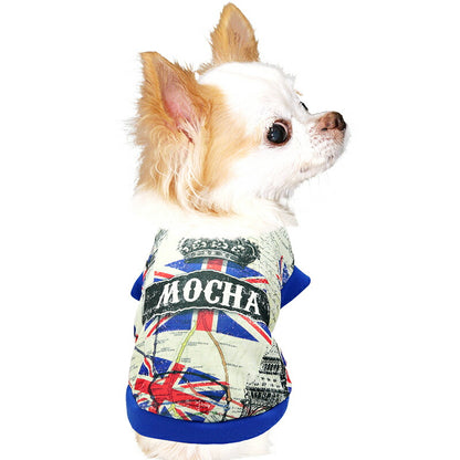 【犬服 犬 服 犬の服 春服 夏服用】愛犬のお名前入り ユニオンフラッグ【イギリス 国旗 ユニオンジャック 日本製ドッグ ペット ウェア ダックス トイプードル チワワ タムベディ かっこいい シーズー】(S/3/RI/H/)