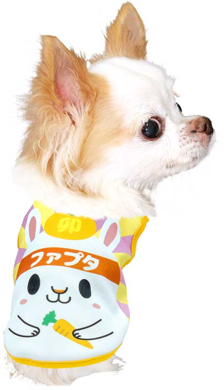 【犬服 犬 服 犬の服 名入れ 秋服 冬服用】愛犬のお名前入り うさちゃんシャツ【干支 年賀状 うさぎ お正月ドッグ ペット ウェア ダックス トイプードル チワワ タムベディおもしろい】(S/3/N/H/)