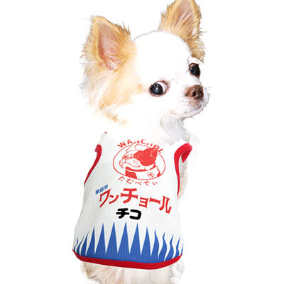 【犬 夏服用 犬の服 名入れ 春服】ひんやり 接触冷感素材 クール 愛犬のお名前入り ワンチョール タンクトップ【ドッグウェア チワワ ダックス トイプードル きれい 熱中症対策 タムベディ】(S/B/T/H/)