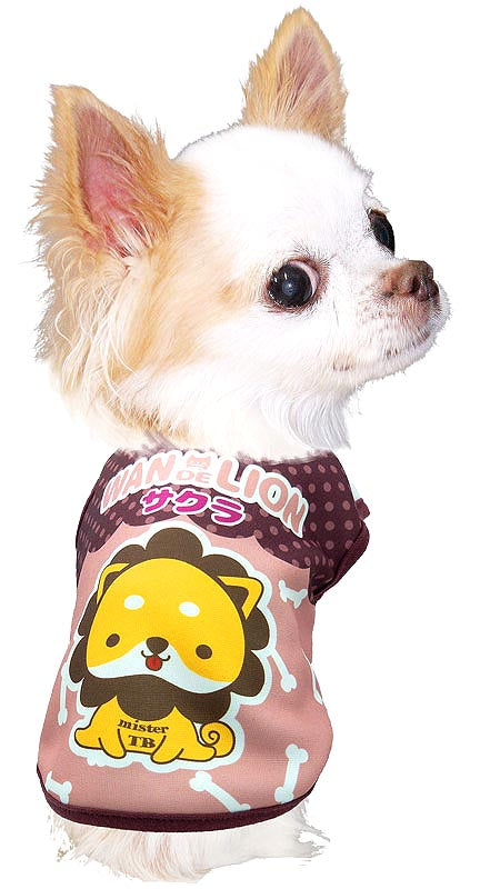 【犬服 犬 服 犬の服 秋服 冬服用 名入れ】愛犬のお名前入りワンデライオン【ドッグウェア ドーナツ リング チワワ ダックス トイプードル かわいい マルチーズ タムベディ】(S/3/N/H/)