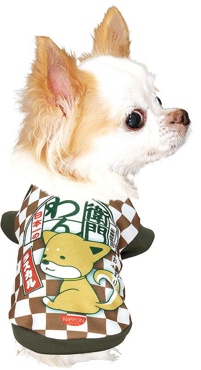 【犬服 犬 服 犬の服 名入れ 秋服 冬服用】愛犬のお名前入り わん衛門【ドッグウェア インスタント麺 冬 ペット ダックス トイプードル チワワ タムベディおもしろい ポメラニアン】(SG/3D)