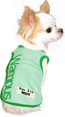 【犬 夏服 犬の服 名入れ 春服用】ひんやり 接触冷感素材 クール 愛犬のお名前入り ワンパス タンクトップ【ドッグウェア トイプードル チワワ おもしろ コーギー 暑さ対策 タムベディ】(S/B/N/H/)