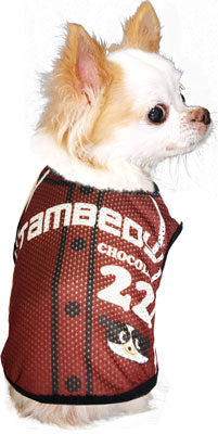 【犬服 犬 服 犬の服 名入れ】愛犬のお名前入り ワンプロ野球 メッシュシャツ【ドッグウェア 背番号 タンクトップ チワワ ダックス トイプードル おもしろ ポメラニアン タムベディ】(S/M/N/H/)