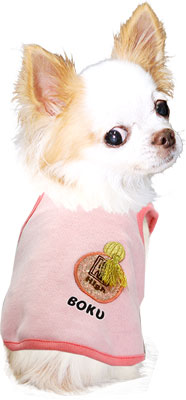 【犬服 犬 服 犬の服 名入れ】愛犬のお名前入り ワッペンタンク【ドッグウェア ペット キス 唇 香水 バルーン 風船 トイプードル チワワ ダックス かわいい ポメラニアン タムベディ】[GI](O/F/T/L/)