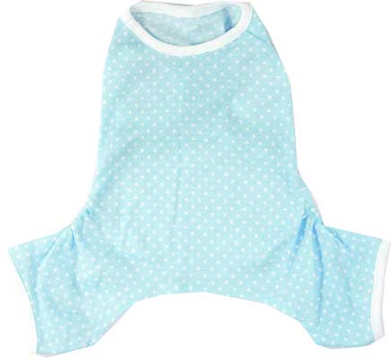 【犬服 犬 服 犬の服】ホワイトドット ロンパース【ドッグウェア ペット 寒さ対策 水玉 トイプードル チワワ ダックス タムベディ かわいい ポメラニアン】
