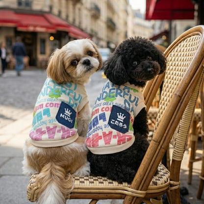 【犬服 犬 服 犬の服 秋服 冬服用】愛犬のお名前入り ワンダフルクローバー【四つ葉 幸せ 日本製 丈夫ドッグ ペット ウェア ダックス トイプードル チワワ タムベディ かわいい ポメラニアン】(S/3/RI/H/L/)